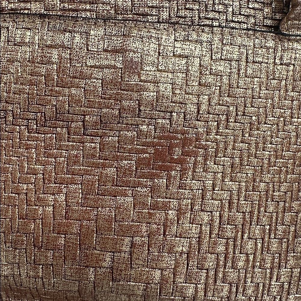 Patricia Nash Paris Gold Woven Tote Bag with Tassel - Picture 6 of 14